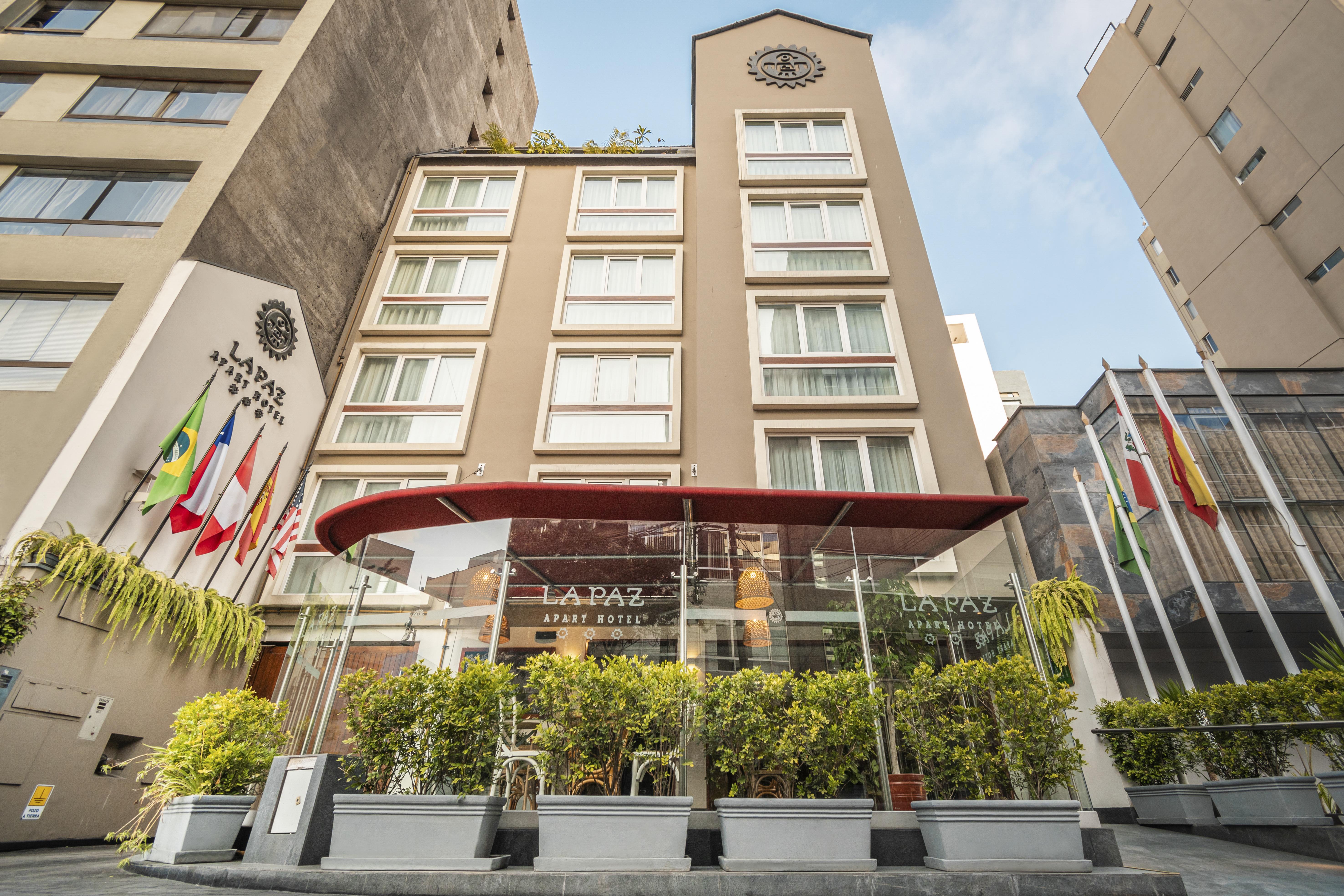 La Paz Apart Hotel Лима Екстериор снимка