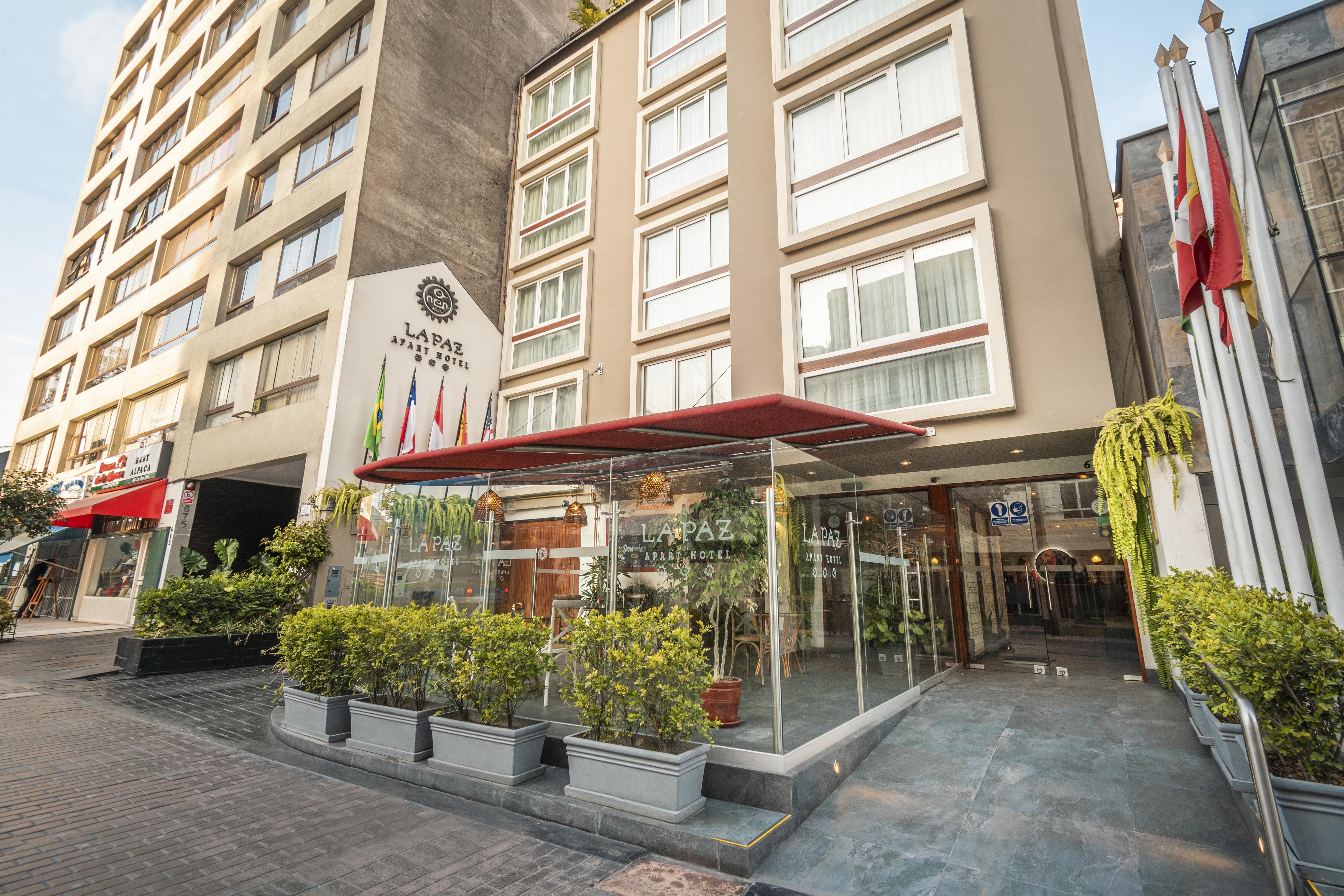 La Paz Apart Hotel Лима Екстериор снимка